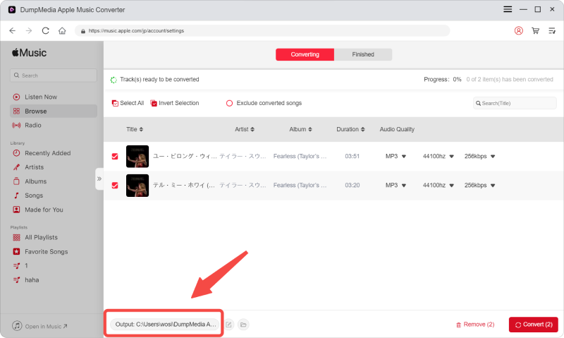 Perform Adjustments on The Settings Of The Resulting Output