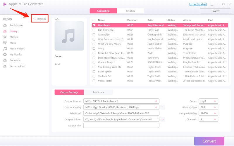 Your Playlists Will be Automatically Uploaded to the Converter