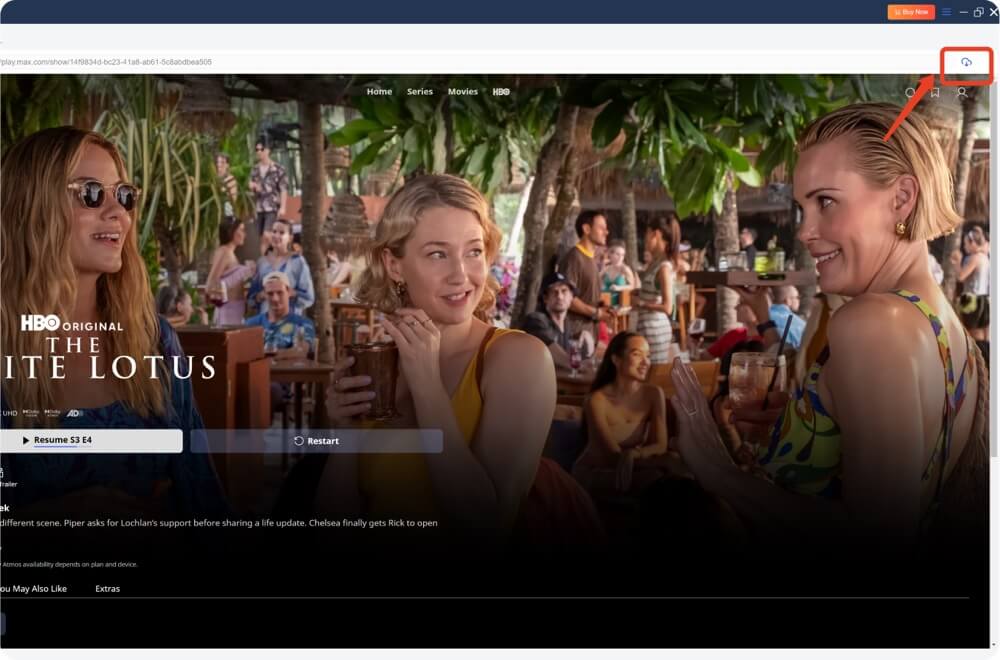 Choose HBO Max Movie or Show
