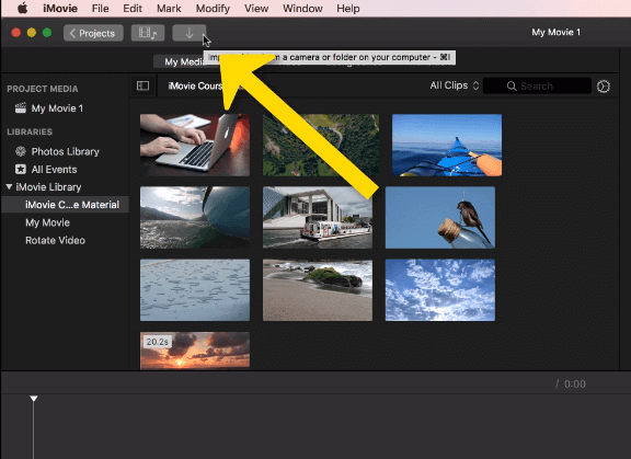 Imovie Video drehen