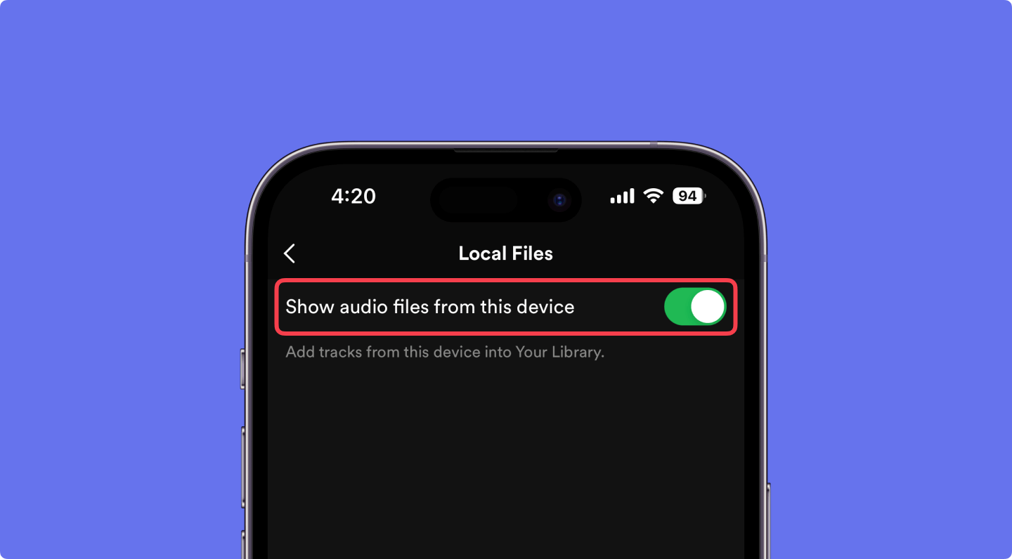 Mostrar canciones no disponibles en listas de reproducción para corregir Spotify No reproducirá archivos locales