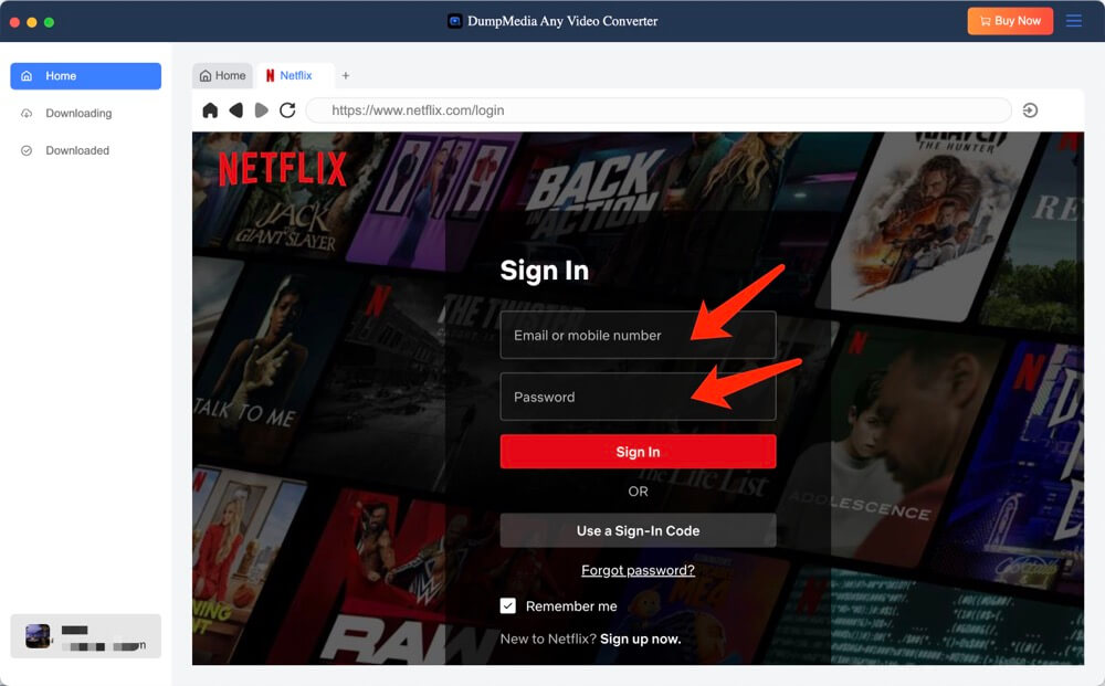 登入Netflix