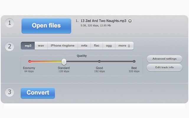 Convertidor de audio en línea: AAX gratuito a MP3 Convertidor