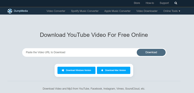 DumpMedia Downloader video online