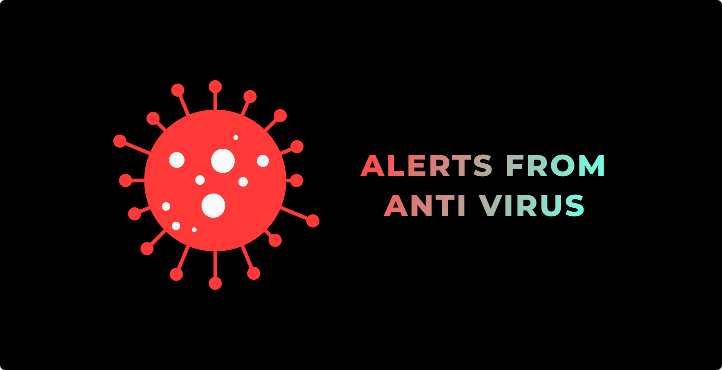 Warnungen von Anti-Virus