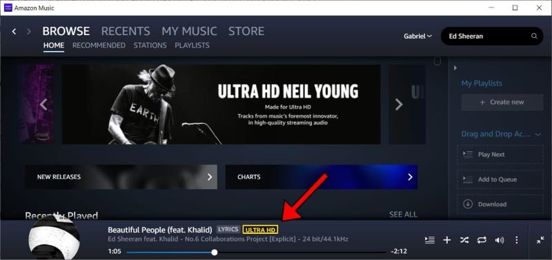 Descarga de Amazon Music Ultra HD