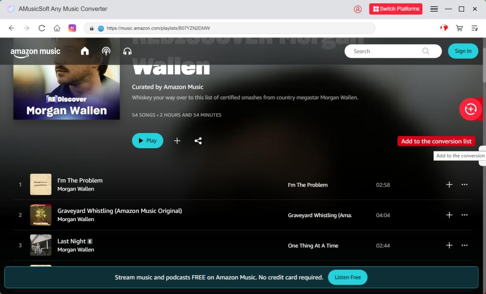 AMusicSoft Amazon Muziek Converter
