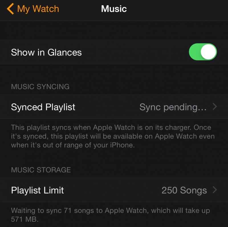 Syncing Songs to Play Amazon Music on Apple Watch