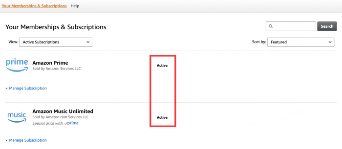Vérifier si votre abonnement Amazon Music est actif