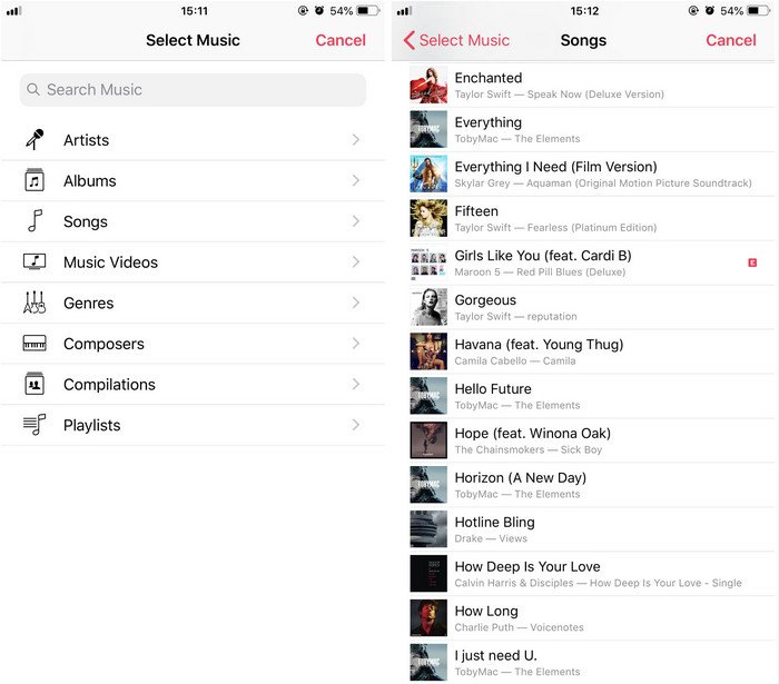 Définir Amazon Music comme alarme sur iPhone