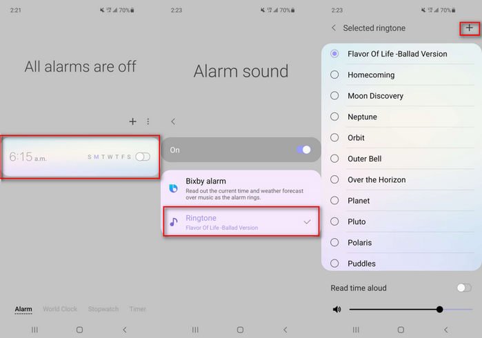 Set Amazon Music as Alarm on Android