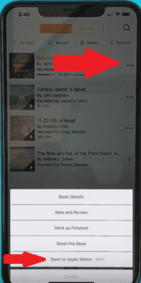 Add Audible Audiobooks to Apple Watch