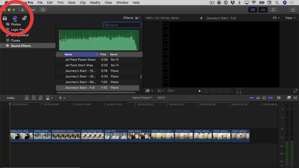 Importera Apple Music till Final Cut