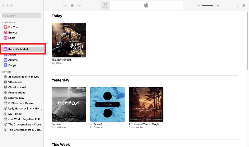 Apple Music'ten Şarkı Ekleme