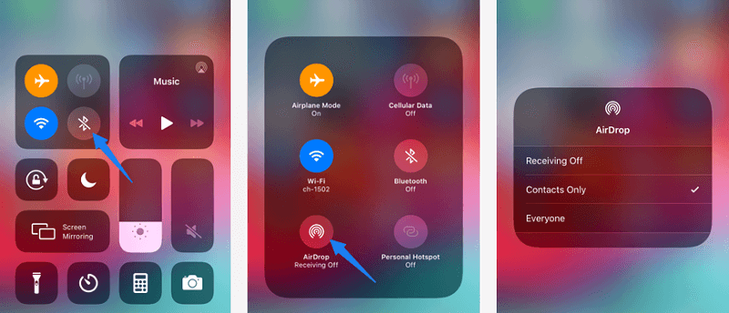 Asegúrese de que la aplicación AirDrop esté activada