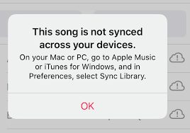 Apple Music не синхронизируется