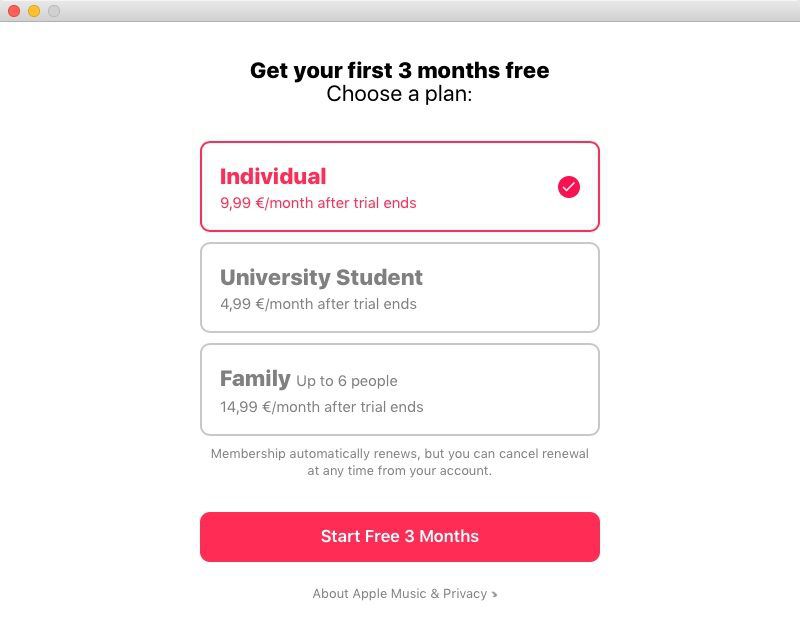 Apple Müzik Abonelik Fiyatları