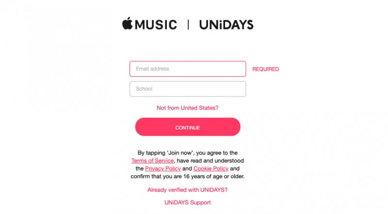 Apple Music Unidays