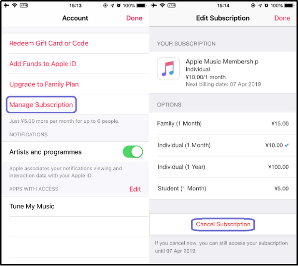 How to Cancel Apple Music Subscription