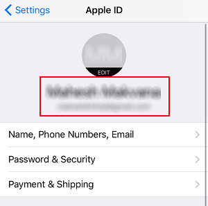 Apple IDを確認する