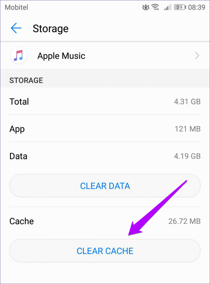 Apple Music funktioniert nicht auf Android