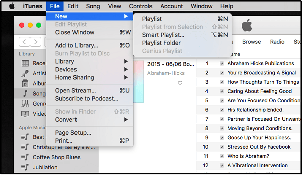 Een ea-afspeellijst maken om Apple Music alle nummers te laten downloaden