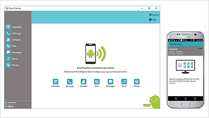 Droid Transfer를 사용하여 iTunes 재생 목록을 Android로 전송