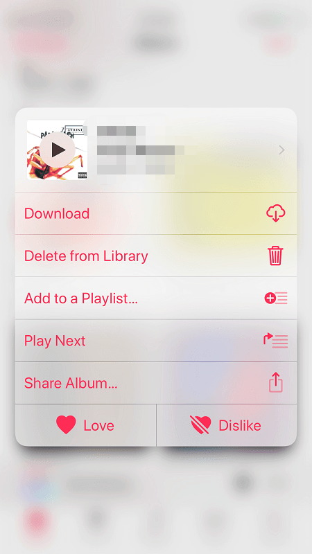 Een afspeellijst verwijderen op Apple Music op een mobiel apparaat