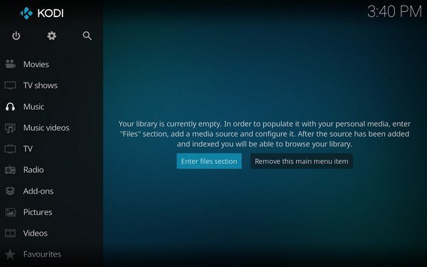 Lancez votre application Kodi