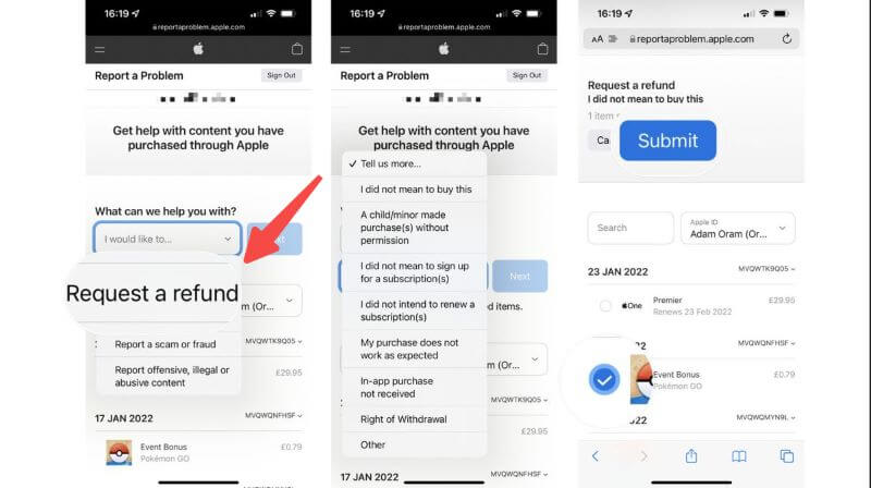 Bir iPhone'da Itunes Para İadesi Alın