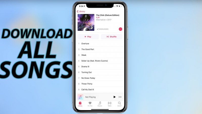 Como fazer download de todas as músicas da Apple