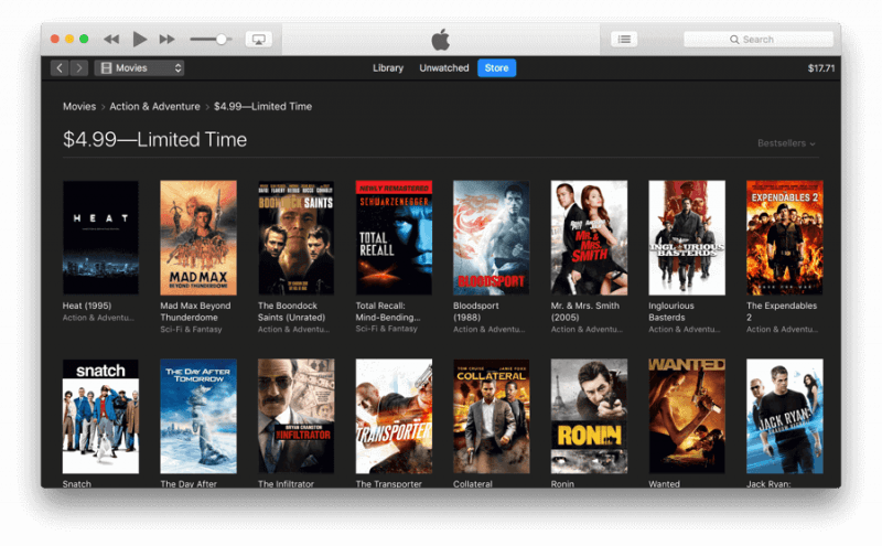 Filmy z iTunes