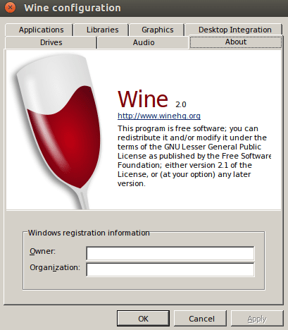 Esecuzione dell'app iTunes su Linux tramite Wine