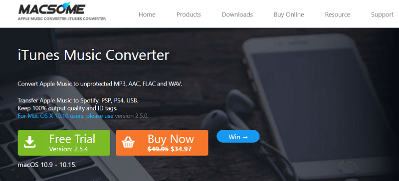 Laden Sie Macsome iTunes Music Converter herunter