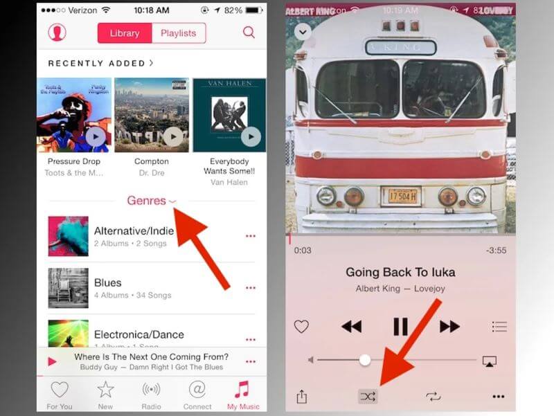 Apple Music のシャッフルをより良くする