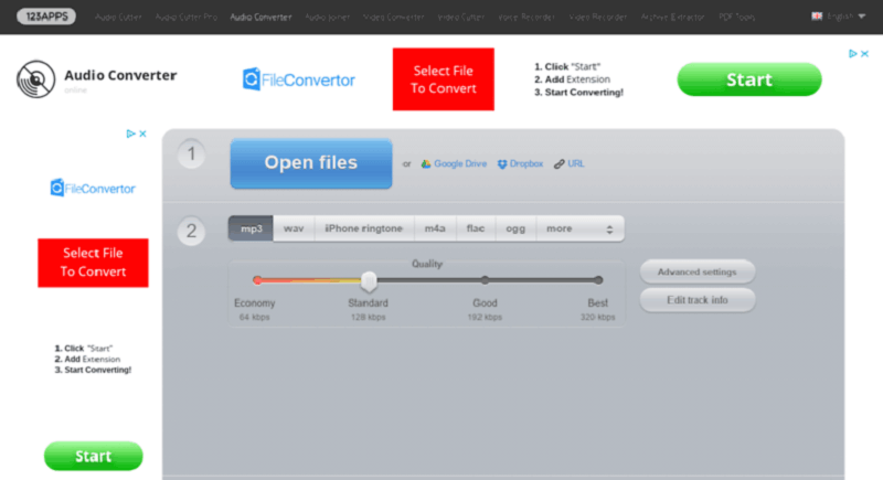 Convertitore audio online: AAX gratuito in MP3 Converter