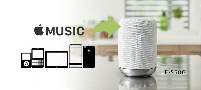 Воспроизведение Apple Music на Sony LF-S50G