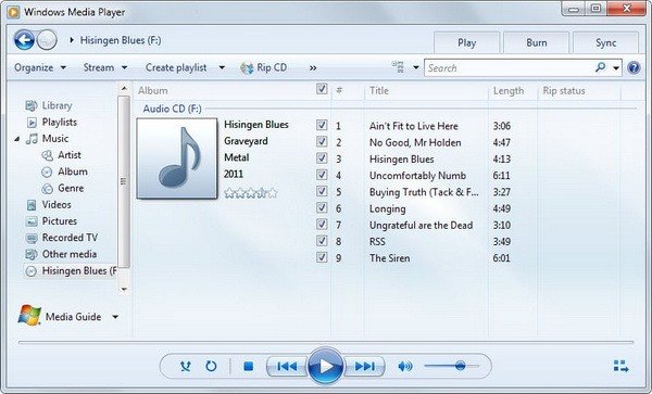 Apri i file AAC su Windows Media Player