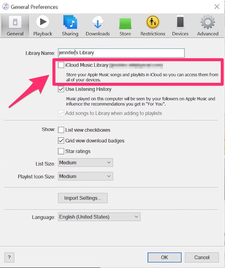 MAC Kullanarak iTunes Kitaplığını Geri Yükle