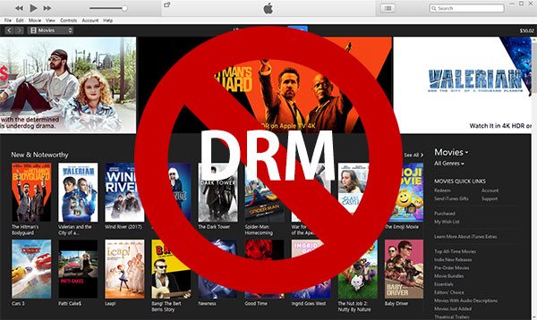 流行的 DRM 刪除軟件