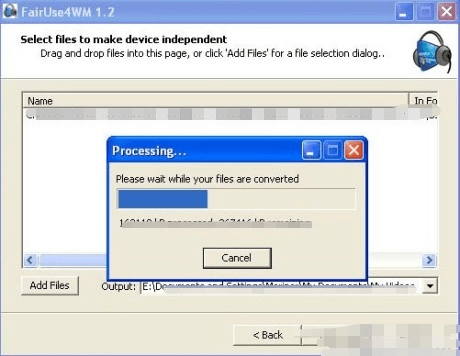 Use FairUse4WM to Remove Windows Media DRM