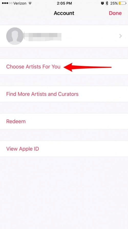 Reset Apple Music For You