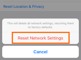 Reset Device Network Settings to Fix Apple Music Format Not Supported Error