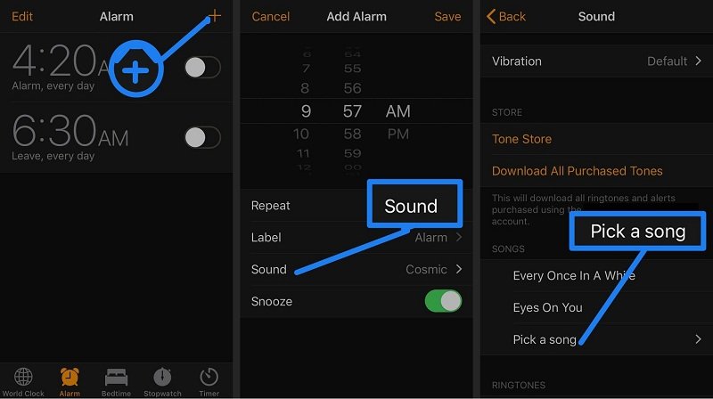 Setting Spotify Music As Alarm Sound