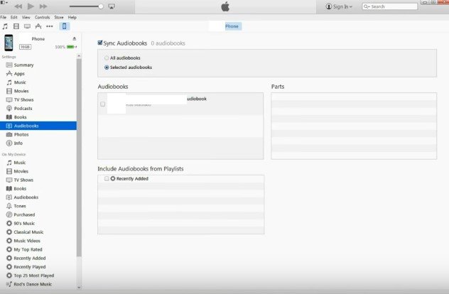 İPhone'u iTunes ile Eşitle