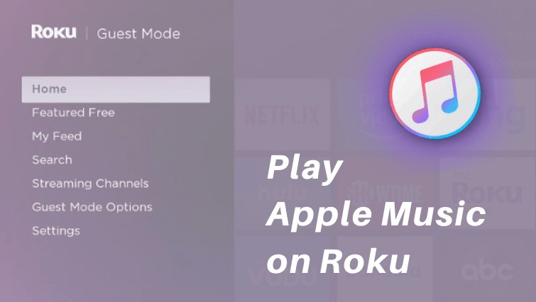 Siguiendo las instrucciones para reproducir Apple Music en Roku