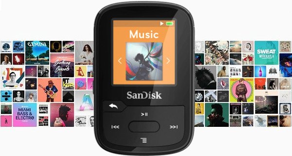 將音樂從 iTunes 傳輸到 Sandisk Sansa Clip