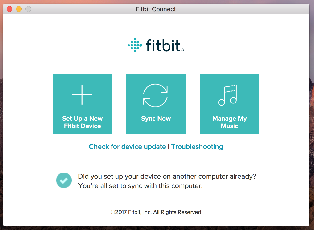 Fitbit Versaに音楽を転送する