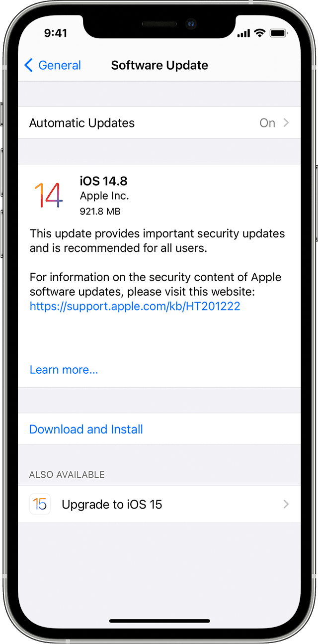 Install the Most Recent iOS Version