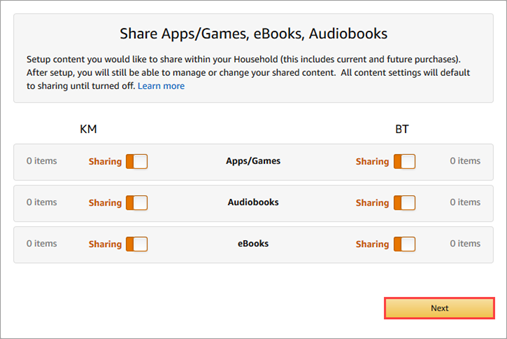 Amazon Household Share Audible